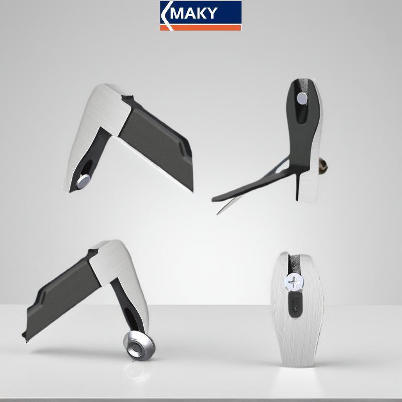 MAKY Multi-Functional Nail Remover Pry Sti งานไม้ Dismantling เครื่องมือ Wall Cement Nail Remover Ca