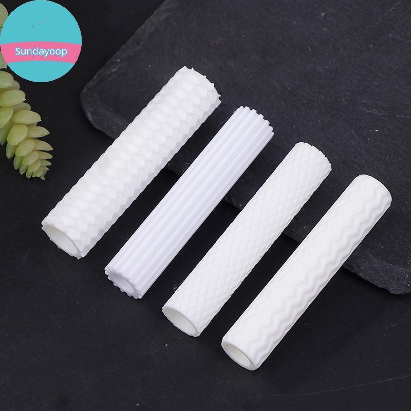 Sund Soft เครื่องปั้นดินเผาต่างหู Polymer Clay Cutter Roller Texture Polymer Clay Seamless Polymer C