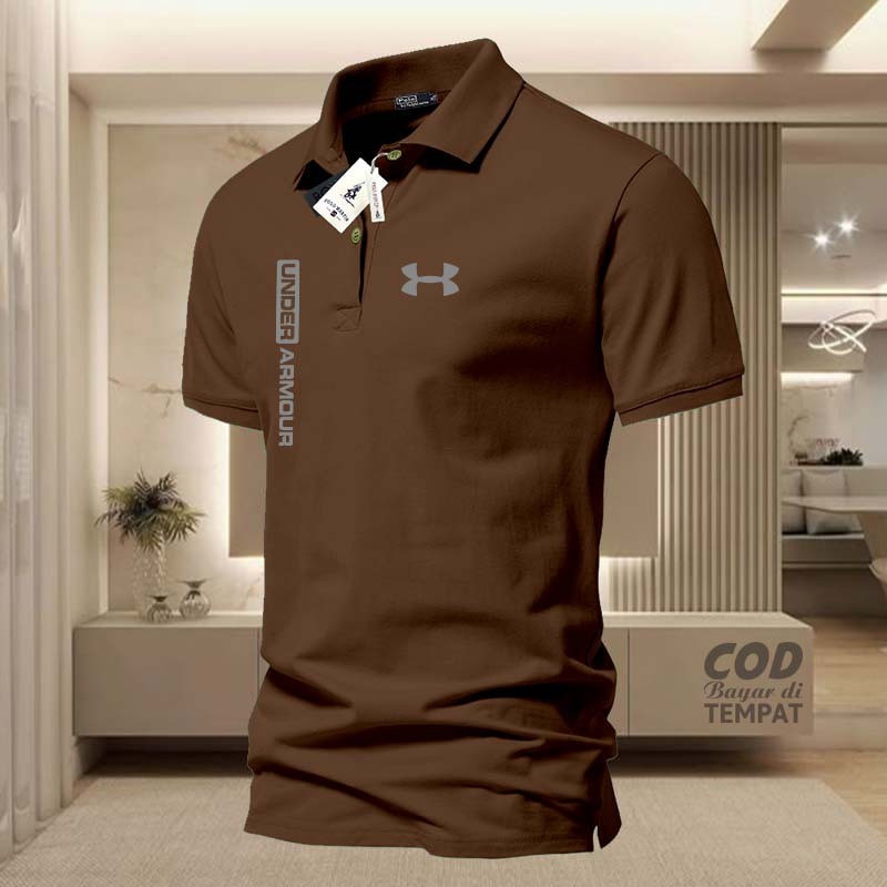 เสื้อยืดแขนสั้น Distro Polo แบบ culirt พร้อมโลโก้ข้างซ้าย R0020