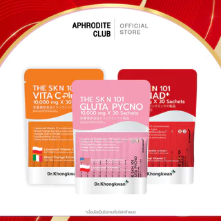 The SKIN 101 Asta NAD+ Gluta Pycno+Vita C plus by Dr.Khongkwan 1 ถุง 30 ซอง