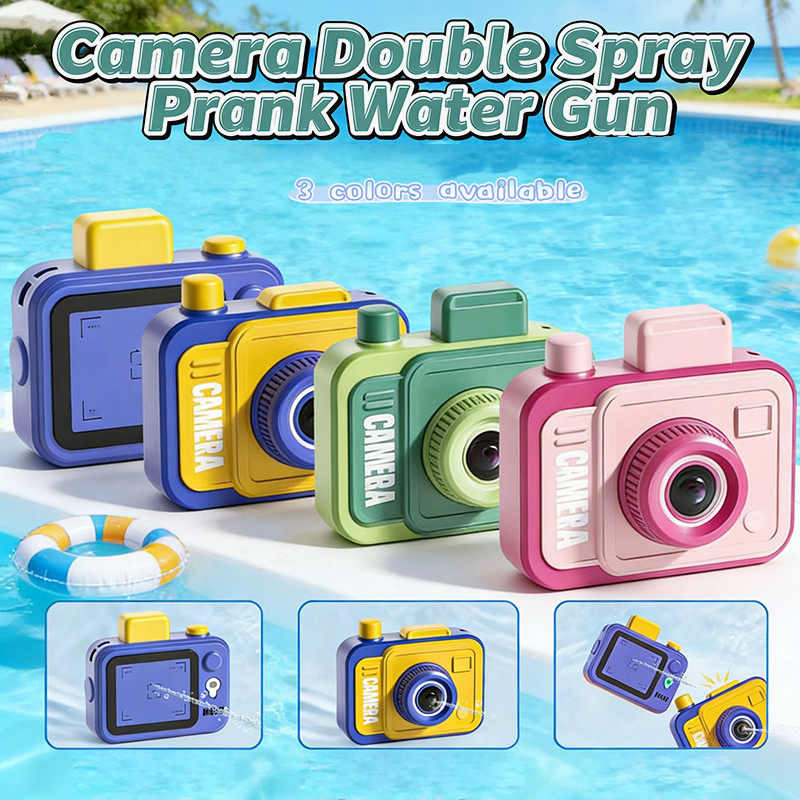 กล้องสเปรย์น้ําของเล่นเล่นตลกสองด้านตลกเทศกาลสงกรานต์น้ําของเล่นน้ําเล่นของเล่นเด็กของขวัญ