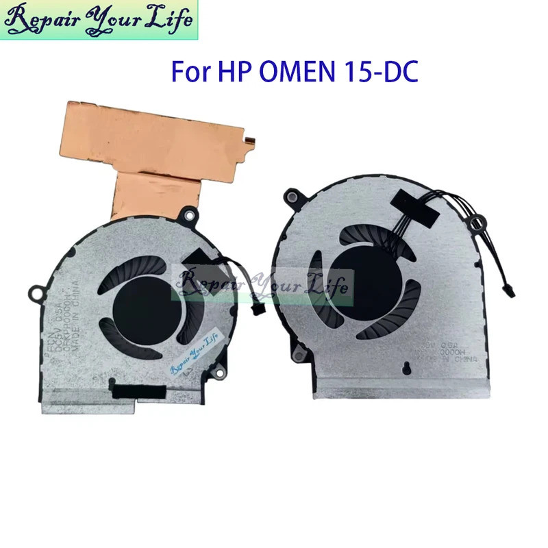CPU GPU พัดลมระบายความร้อนสําหรับ HP Omen 4 Pro 15-DC 15T-DC DC0025CA DC100 Notebook Cooler L30203-0