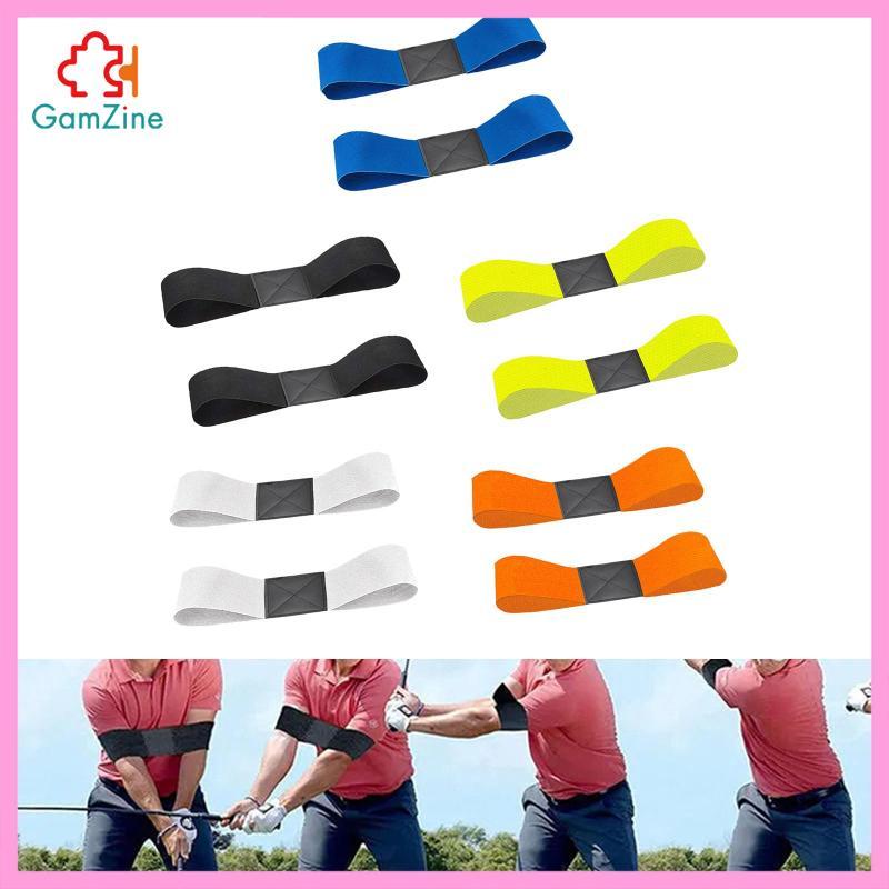 [lzdxwcke2] 2 ชิ้น Golf Swing Training Aid Swing Correcting Band Gesture Alignment