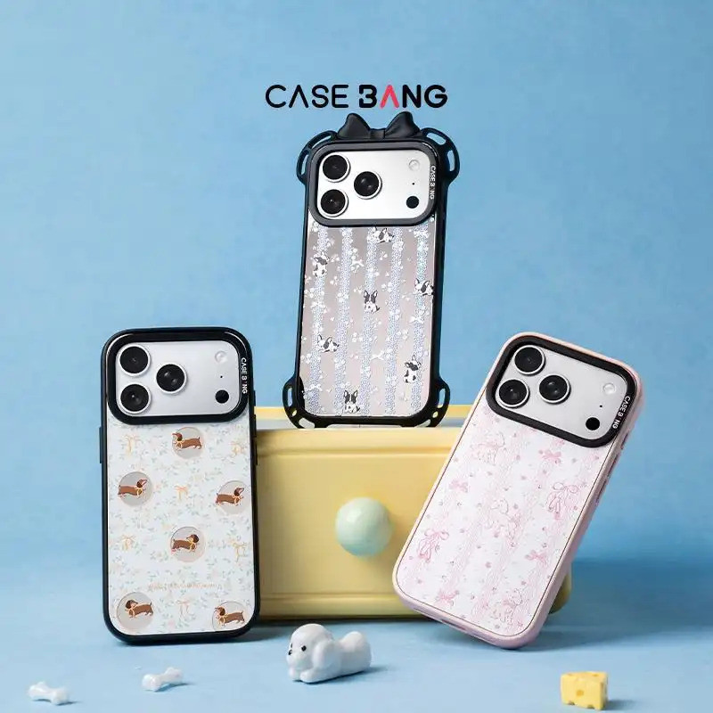 CASEBANG Carefree Puppy Series เคสแม่เหล็ก ImagiSnap แบบถอดเปลี่ยนได้ ป้องกันการตกหล่นทหาร เข้ากันได้กับ iPhone 18ProMax/18 Pro& 13-17