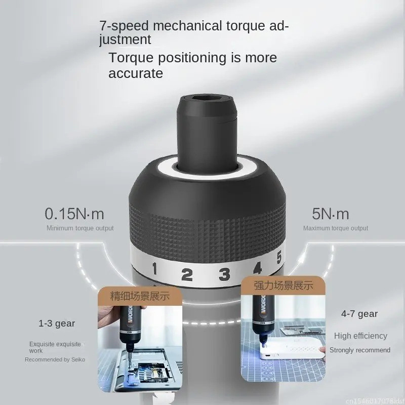 Worx 4V มินิไขควงไฟฟ้าชุด WX242 WX241 WX240 สมาร์ทไขควงไฟฟ้าไร้สาย USB ชาร์จมือเจาะเครื่องมือ
