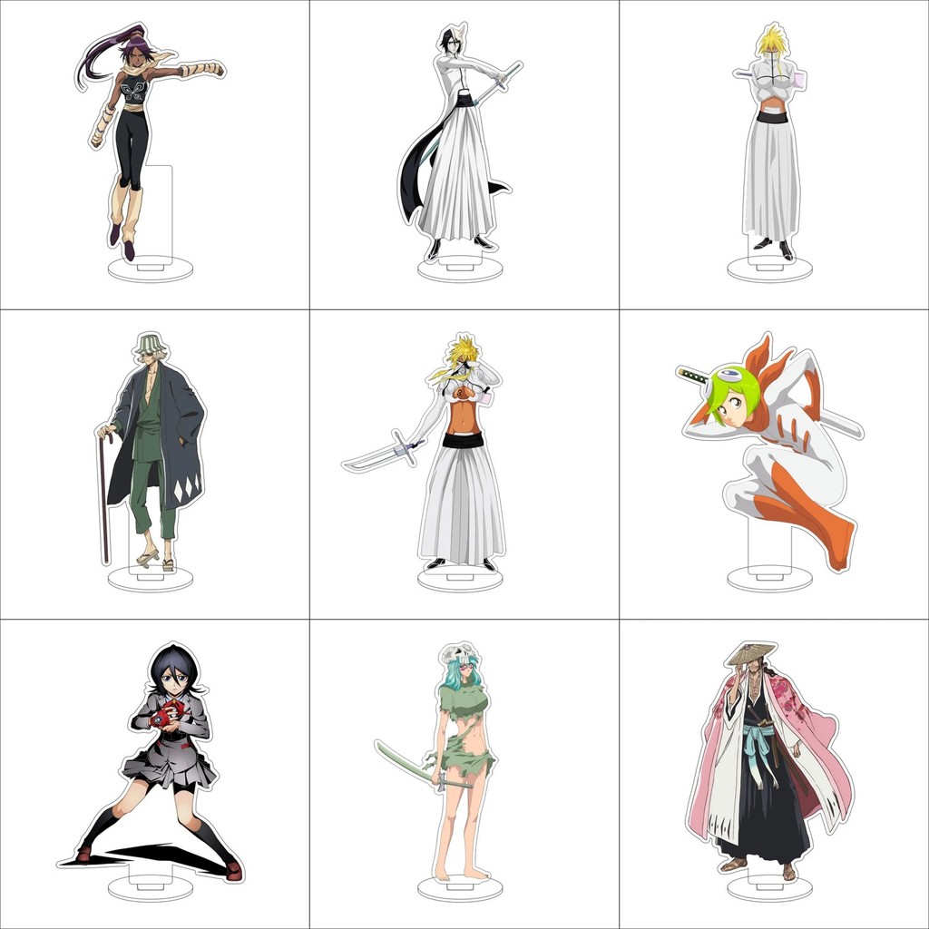 Standee อะนิเมะ BLEACH Messenger of Death รุ่น Mica อะคริลิคตกแต่ง Kurosaki Ichigo Rukia Urahara Nel