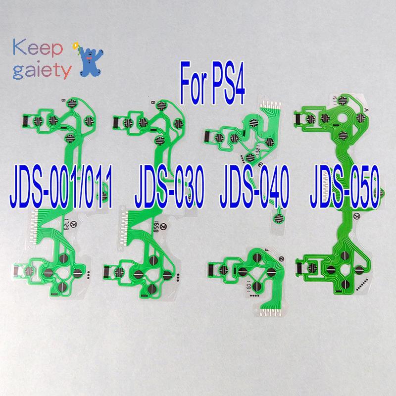 [Kpt-t] ปุ่มเปลี่ยนริบบิ้นแผงวงจรสําหรับ PS4 Pro Slim Conductive Film Keypad Flex JDS 010 030 040 05