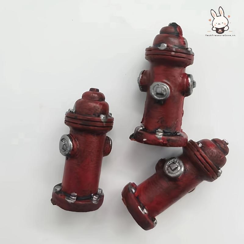 [Teh] มินิเรซิ่นรูปจิตจิตคอลทรายตารางกล่องเกม Court Therapy Fire Hydrant ตกแต่งเครื่องประดับบ้าน [VN