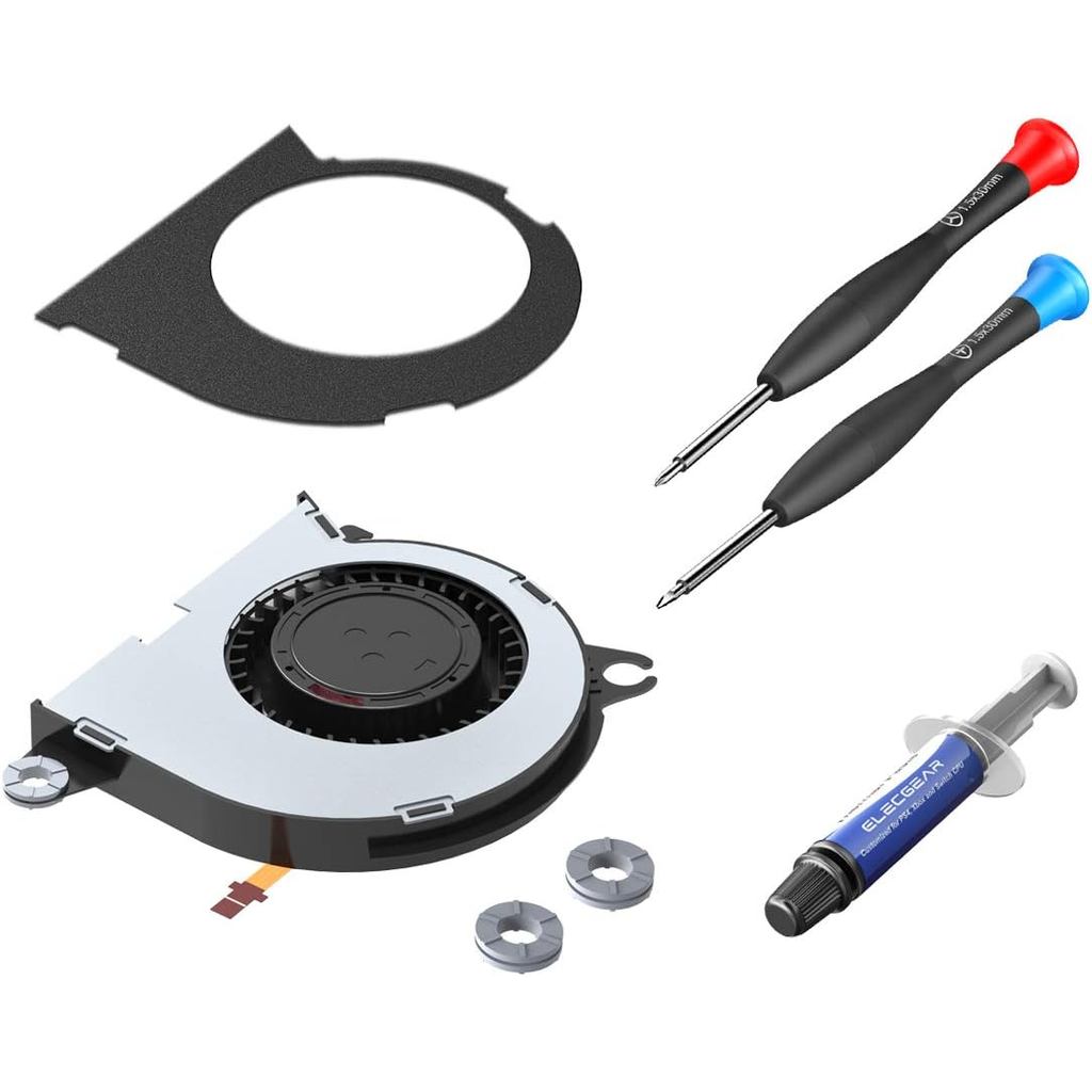 ElecGear พัดลมระบายความร้อนภายในทดแทนเข้ากันได้กับ Nintendo Switch - CPU Heatsink Cooler, Thermal Co