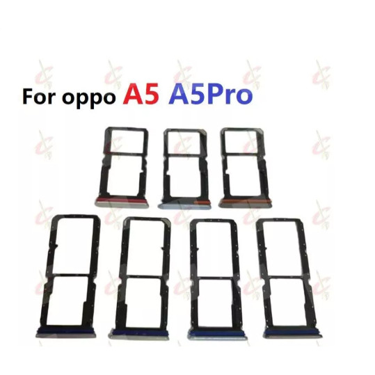 ที่วางถาดซิมการ์ดสําหรับOppo A5 Pro 4G 5G CPH2695 CPH2735 CPH2727