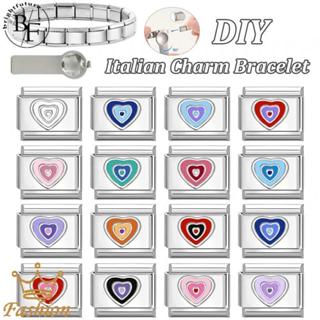 สร้อยข้อมือสแตนเลสสไตล์รักอิตาเลียน charm DIY เสริมบุคลิกภาพ…