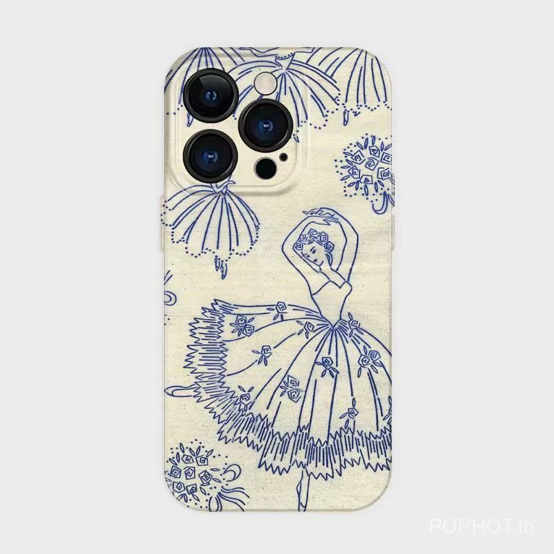 เคสโทรศัพท์โทรศัพท์ เหมาะสําหรับ iPhone Retro Ballet Girl Film Case เหมาะสําหรับ iPhone17/16e/15/14p