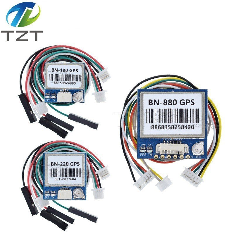 โมดูล GPS BN-220/180 BN-880Q Beidou ตําแหน่ง GPS พร้อมเข็มทิศปีกคงที่ผ่านเครื่อง