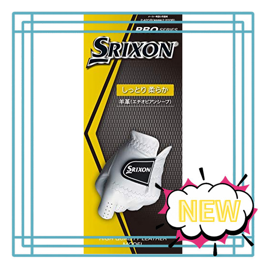 Dunlop Golf Glove (Glove) SRIXON GGG-S027 White 21cm Golf Glove