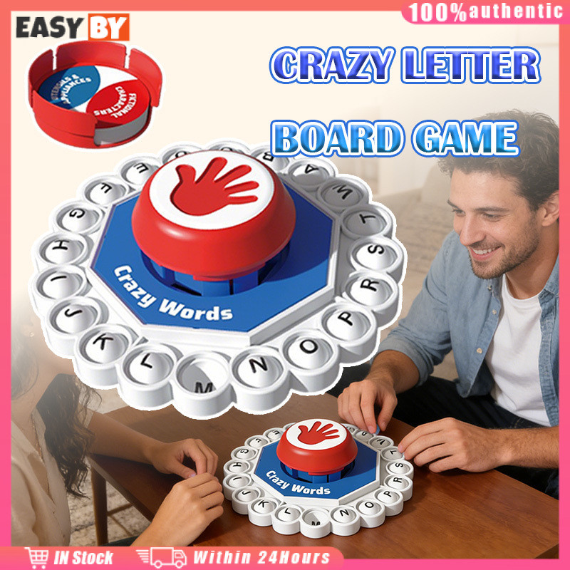 จัดส่งรวดเร็ว Boardgame เกมคําศัพท์ เกมฝึกสมอง การศึกษาภาษาอังกฤษ เสริมพัฒนาการเด็ก ง่ายต่อการพกพา ข