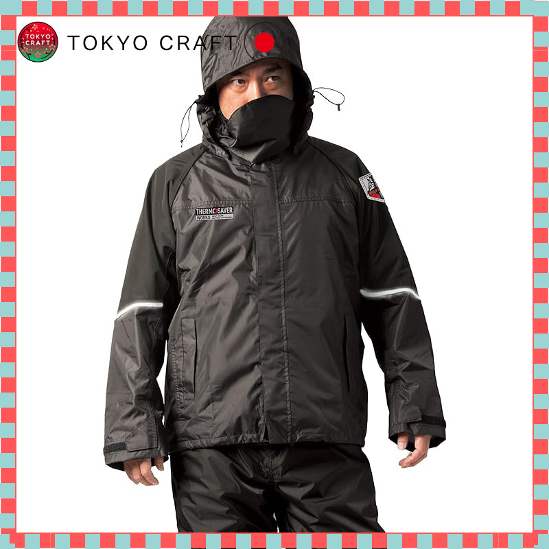 Makku Rain Jacket  Insulation Material 3-Layer Structure Keeps Body Warm Waterproof 15,000mm H2O Bre