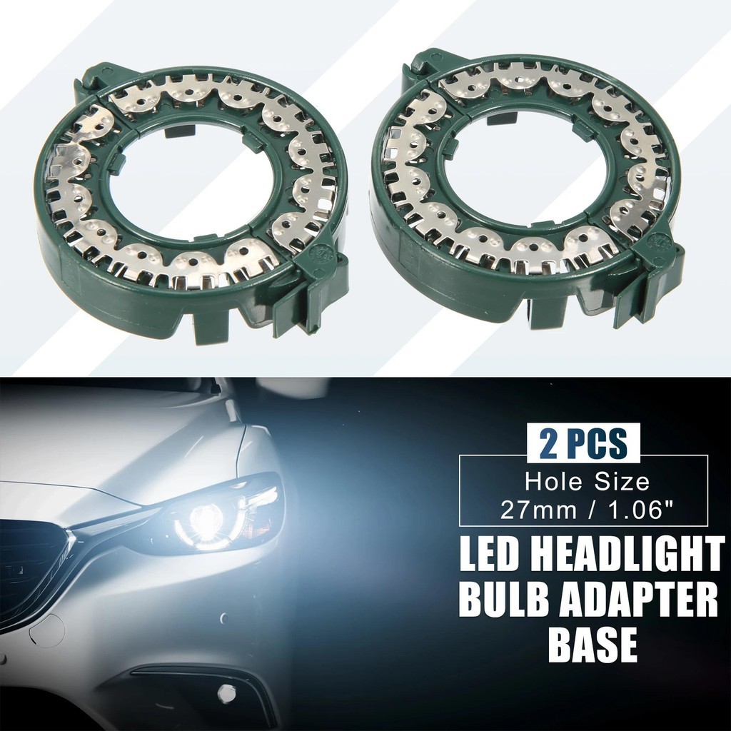 X Autohaux LED ไฟหน้าหลอดไฟอะแดปเตอร์ซ็อกเก็ตฐานผู้ถือคลิปสําหรับ D1S D3S D2H และ LED D Series หลอดไ