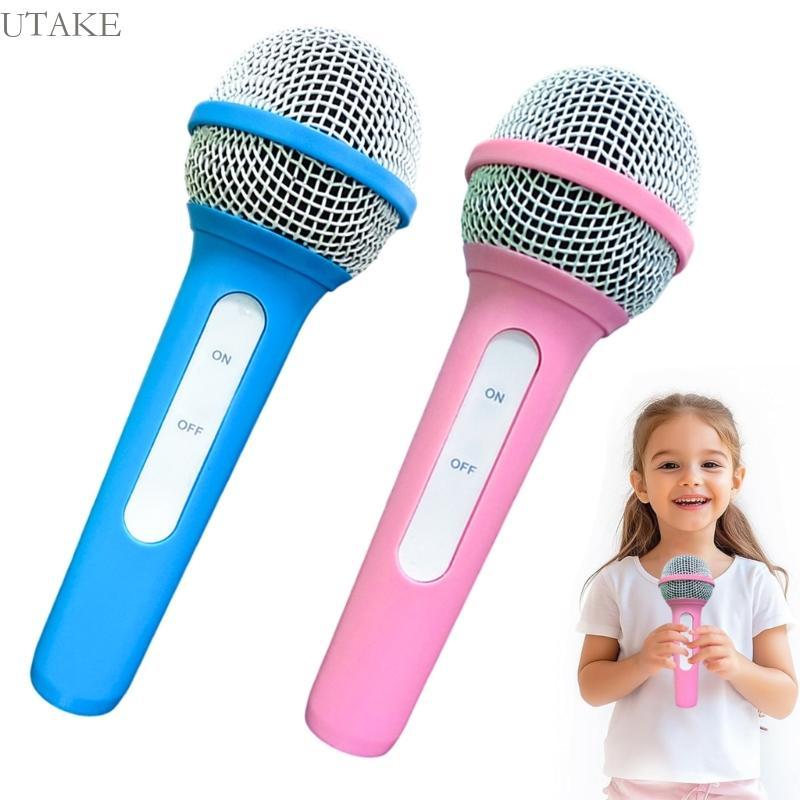 Utake จําลองคําพูดรุ่นของเล่นไมโครโฟนปลอมคาราโอเกะเวทีเครื่องแต่งกายรุ่นไมค์