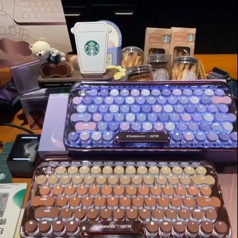 Yang Yang Chaochan Commercial Co., Ltd. Starbucks Lofree Lofree Co-Branded Electroplating Mechanical