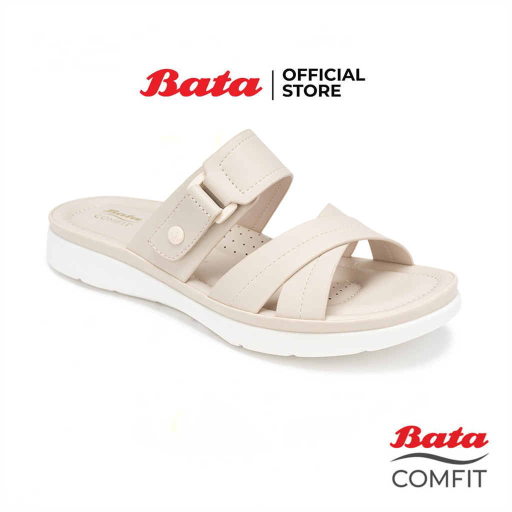 Bata บาจา Comfit รองเท้าเพื่อสุขภาพแบบสวม สำหรับผู้หญิง รุ่น CHEVY สีงาช้าง รหัส 6611392