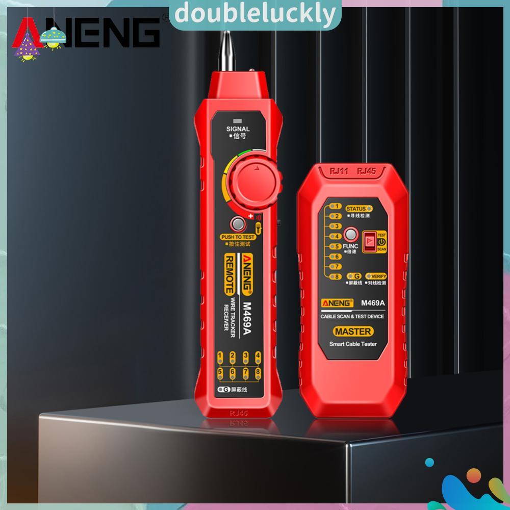 ⚡24ชม.⚡ ANENG M469A เครื่องทดสอบสายเคเบิลเครือข่ายพร้อมตัวค้นหาสายเคเบิลไฟฉายสําหรับการซ่อมเครือข่าย
