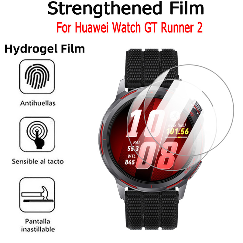 สําหรับ Huawei Watch GT Runner 2 ป้องกันหน้าจอกระจกนิรภัย นาฬิกาฟิล์ม