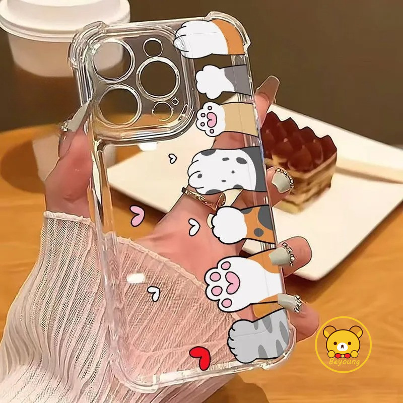 การ์ตูนแมวสุนัขเคสโทรศัพท์สําหรับ iQOO Z11 Z10 Z10R Z10X Z9 Turbo Z9X Z9S Z8 Z8X Z7 Z7X Z7i Z6 Pro L