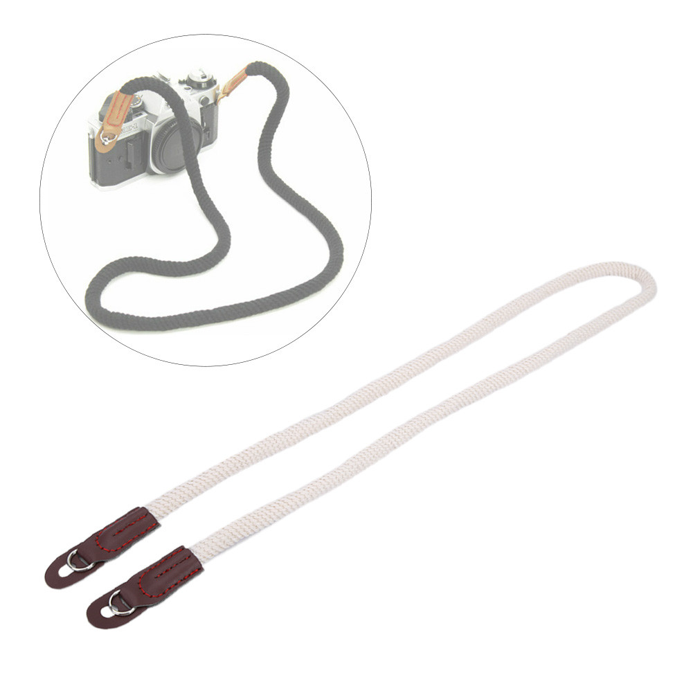 Pongnas สายคล้องกล้องนุ่มคอประสิทธิภาพสูงสําหรับ DSLR (สีเบจ)