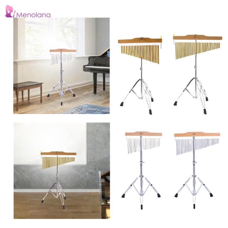 [Menolana] Bar Chime Stand Wind Chimes Percussion Instrument แถวปรับได้สําหรับฝึกซ้อมและการสอน