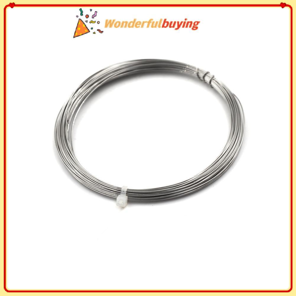 WBTH 0.5mm Nichrome Wire 10m ตัวต้านทานความยาว AWG Wire Vary