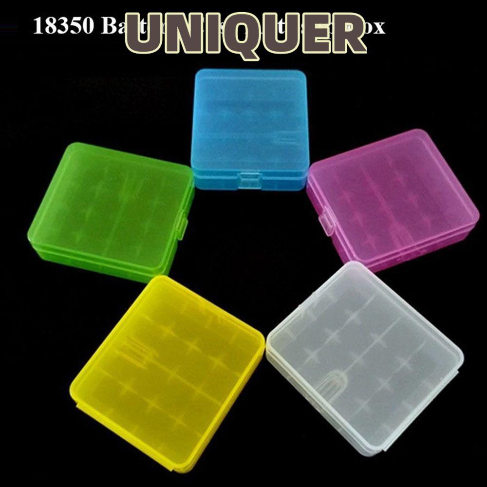 LAKAMLK Battery , กล่องแบตเตอรี่ 18650 พลาสติกกันลื่น, กล่องแบตเตอรี่ AA AA จํานวน 4 ก้อน 18350 ที่ใ