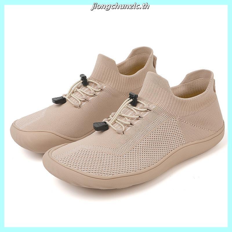 Wide Toe Box Walking Shoes Slip On Barefoot Sneakers Running Shoes for Men Women [SuperDeals888.th]