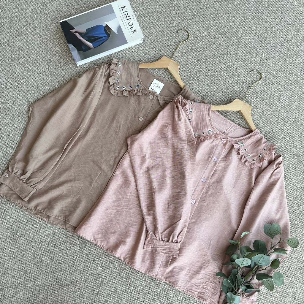 IORA เสื้อเชิ้ตผ้าลินินบริสุทธิ์, เสื้อลําลองสําหรับสตรีทุกวัน