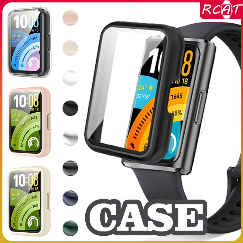 เคสพีซี for Huawei Band 11 11 Pro 10 9 กระจกนิรภัยกันรอยหน้าจอ กันชน for Huawei Band 10/9/8 NFC อุปกรณ์เสริมสมาร์ทวอทช์
