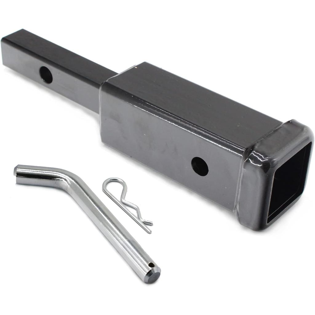 X-Haibei 1-1/4" ถึง 2" Trailer Hitch Adapter Receiver เหมาะสําหรับตัวรับสัญญาณ 1-1/4 นิ้ว ความยาวขยา