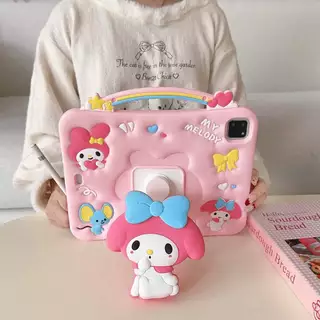 ใหม่ Creative น่ารัก Melody Telescopic สําหรับ Pro11 M3 Mini4 Mini7 Ipad9.7 2025Pro11/Air6 11 นิ้ว Air8 M4 Air4/5 10.9 ซิลิโคน Gen9 10.2 11th A16 Gen12 Redmi/Huawei กรณี