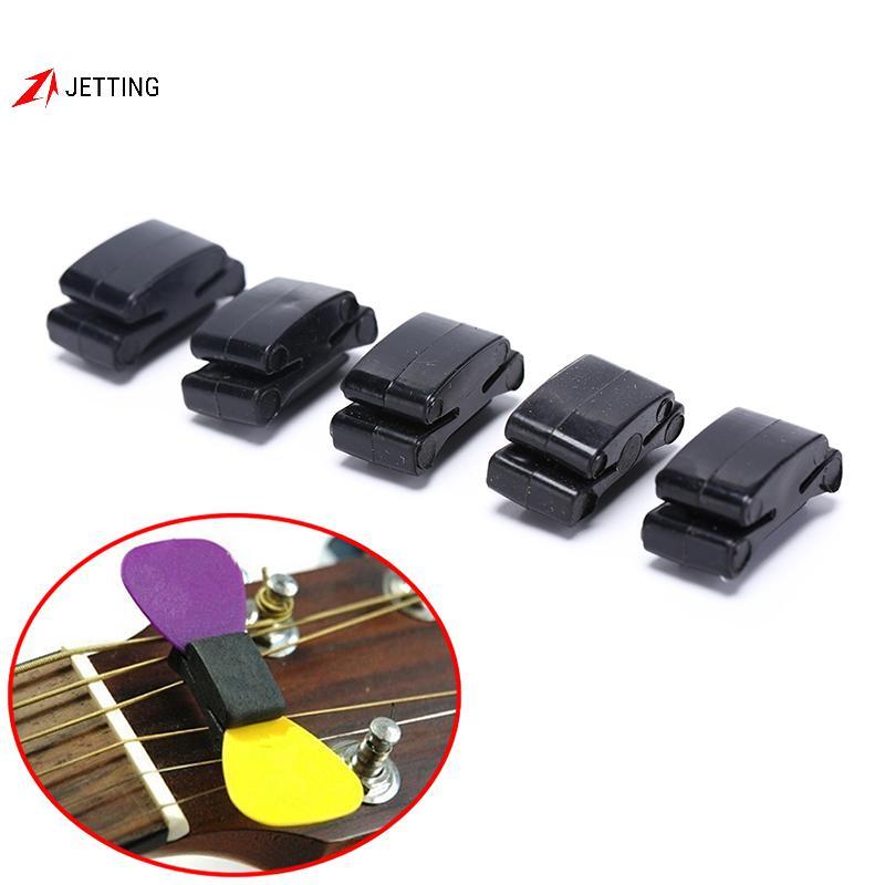 FSTH 5 ชิ้นยางกีตาร์ Pi Holder Fix on Headsto สําหรับกีตาร์เบส Ukulele HH