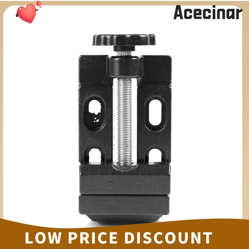 ACECINAR Bench Vise, ปากกาจับโต๊ะแบบขนานอลูมิเนียมเจาะกดรอง, การเคลื่อนไหวเรียบ Tabletop Flat Clamp 