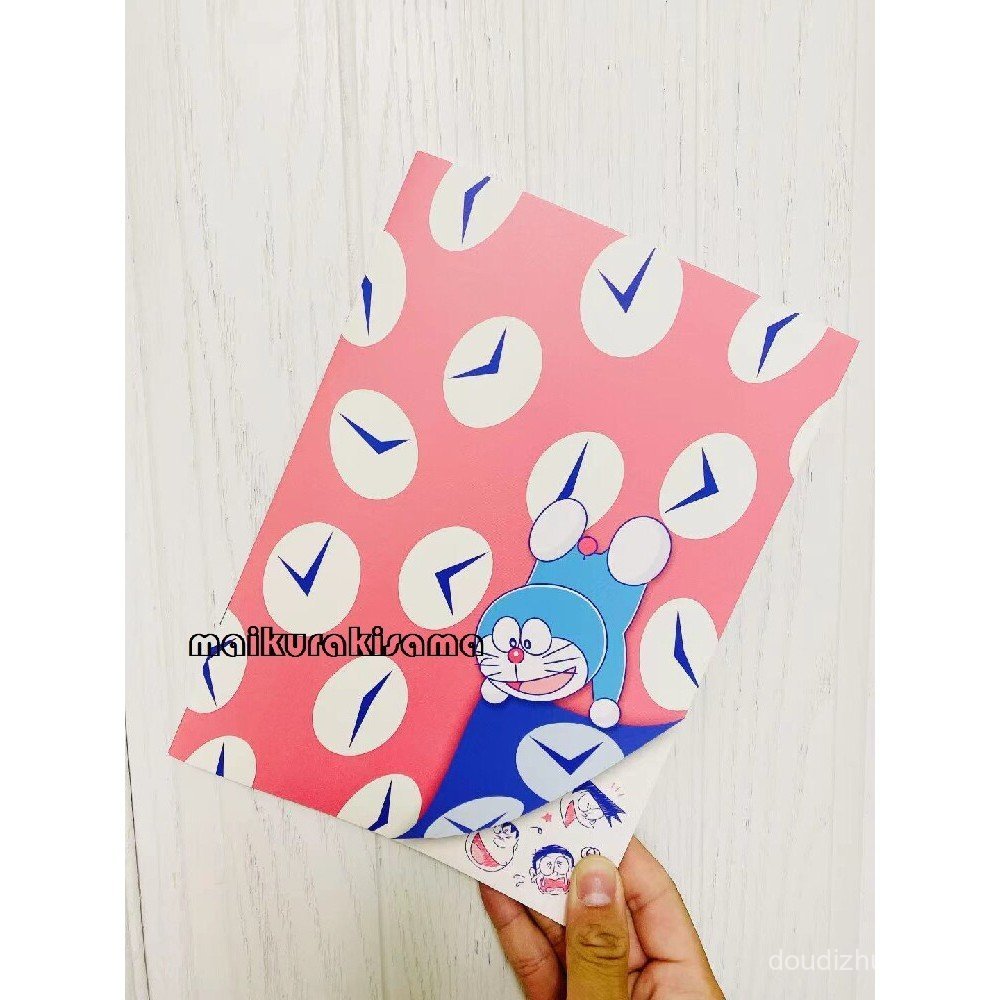 Q Made in Japan SHOWANOTE Doraemon Square B5 Notebook A4 Folder Limited หนังสือออกกําลังกาย Series