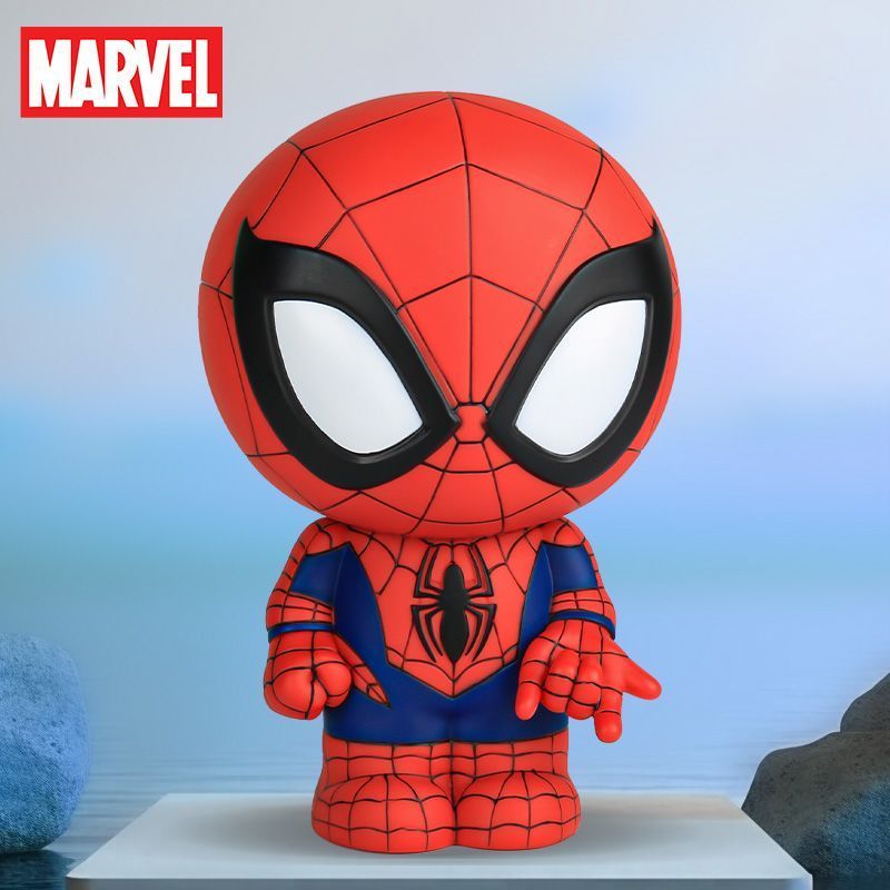 Fuyu City Yilin Store (ส่วนบุคคลอุตสาหกรรมเชิงพาณิชย์) MARVEL Spider-Man ของแท้ที่ได้รับอนุญาต Piggy