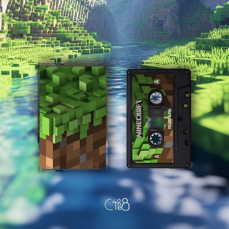 Minecraft Volume Alpha-C418 อัลบั้ม OST เกมพื้นหลังเพลง Entity Tape l