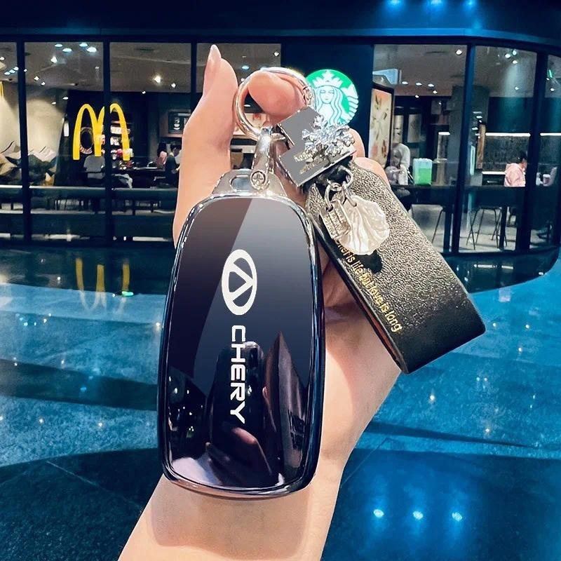 2023 TPU รถ Remote Key สําหรับ Chery Tiggo 8plus Tiggo 8 ใหม่ 5 Plus 7pro Max Omoda 5 C5 อุปกรณ์เสริ