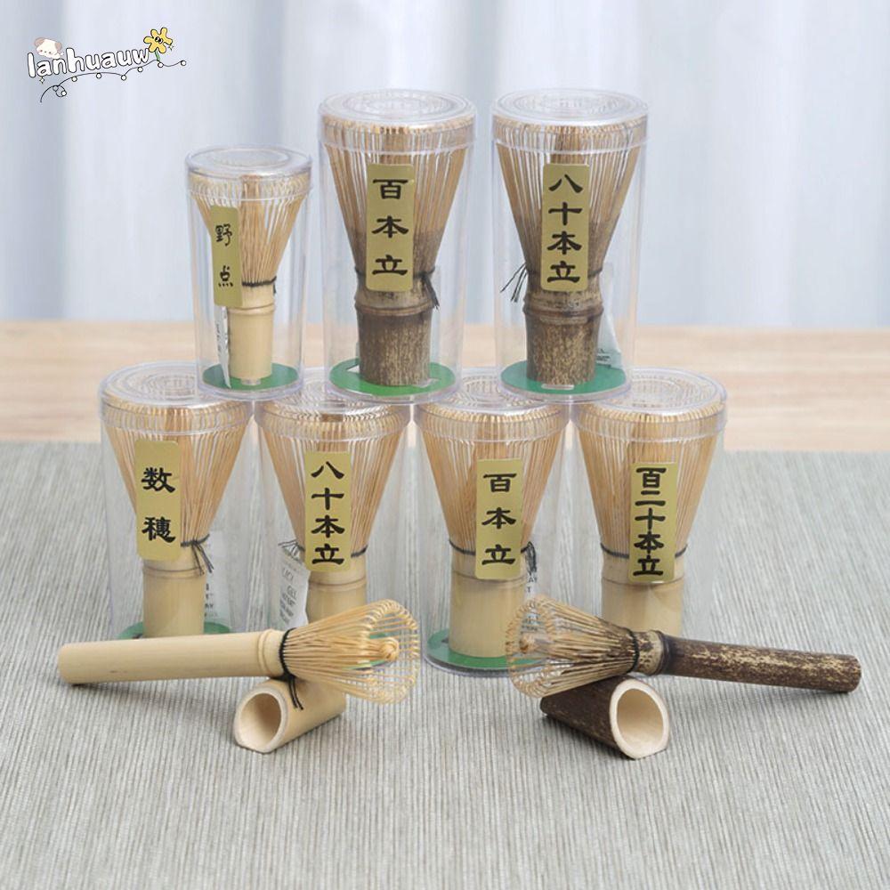 LANHUHU Matcha Whisk,ชุดชาญี่ปุ่นReusable Chasen,ที่มีประโยชน์ไม้ไผ่ชาเครื่องมือชาแปรงTeaware