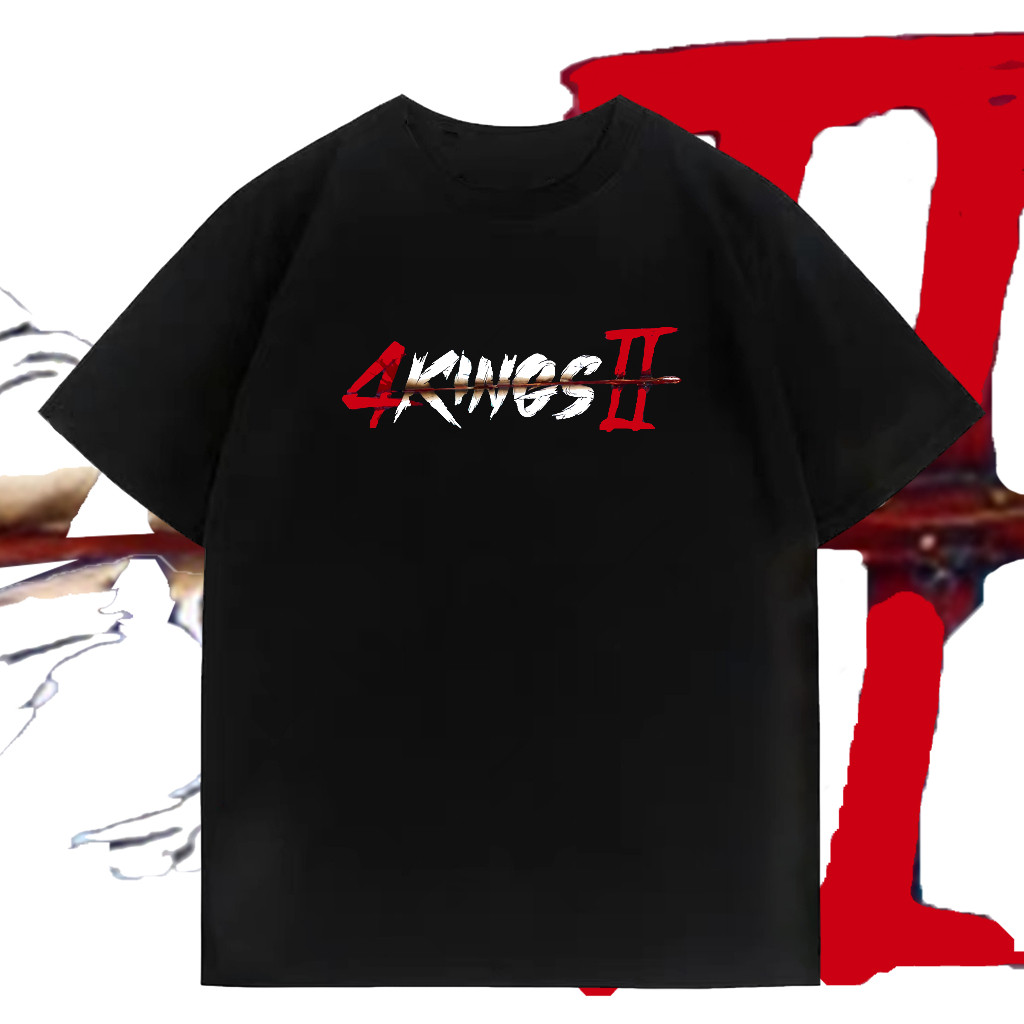 เตรียมจัดส่ง NEW 4 Kings 2 เสื้อยืด ไม่จำกัดเพศ ราคาถูก ฝ้าย  ขนาด S-5XL