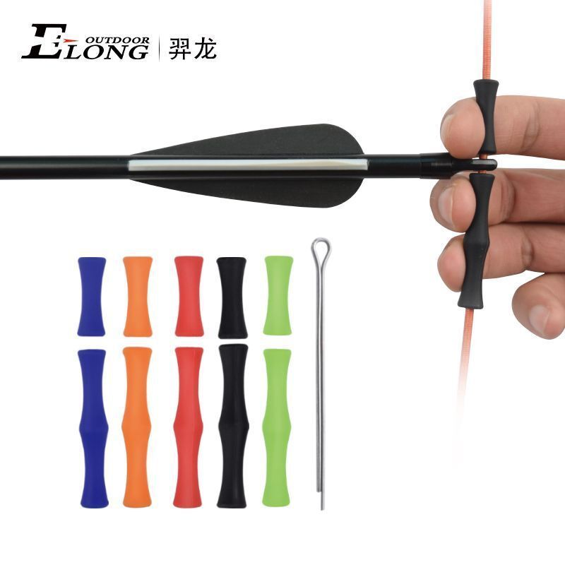 ELONG Yilong Bow String Finger Protector Finger Gl ELONG Yilong Bow String Finger Protector ถุงมือป้