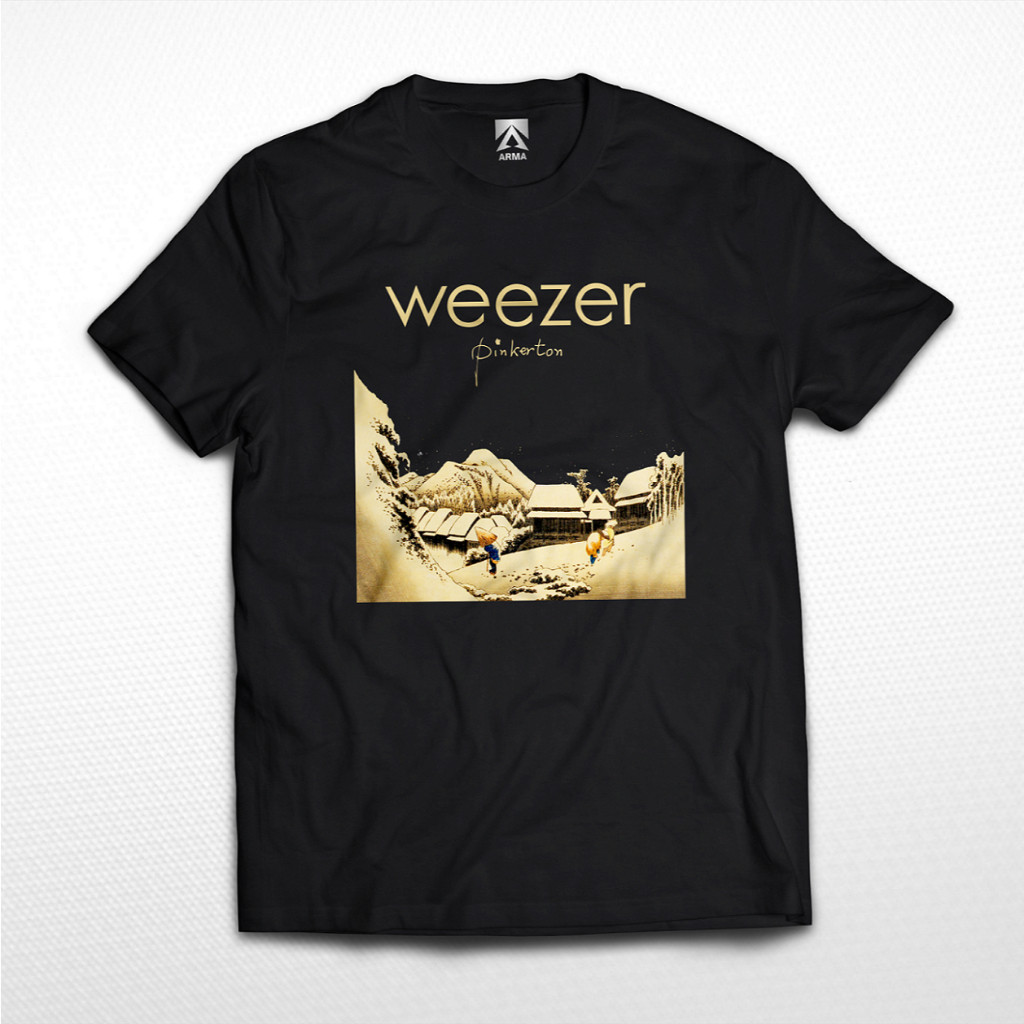 WEEZER Pinkerton BAND T-SHIRT/เสื้อยืดเพลงโลหะร็อค unisex distro เสื้อผ้า VINTAGE BAND T-SHIRT