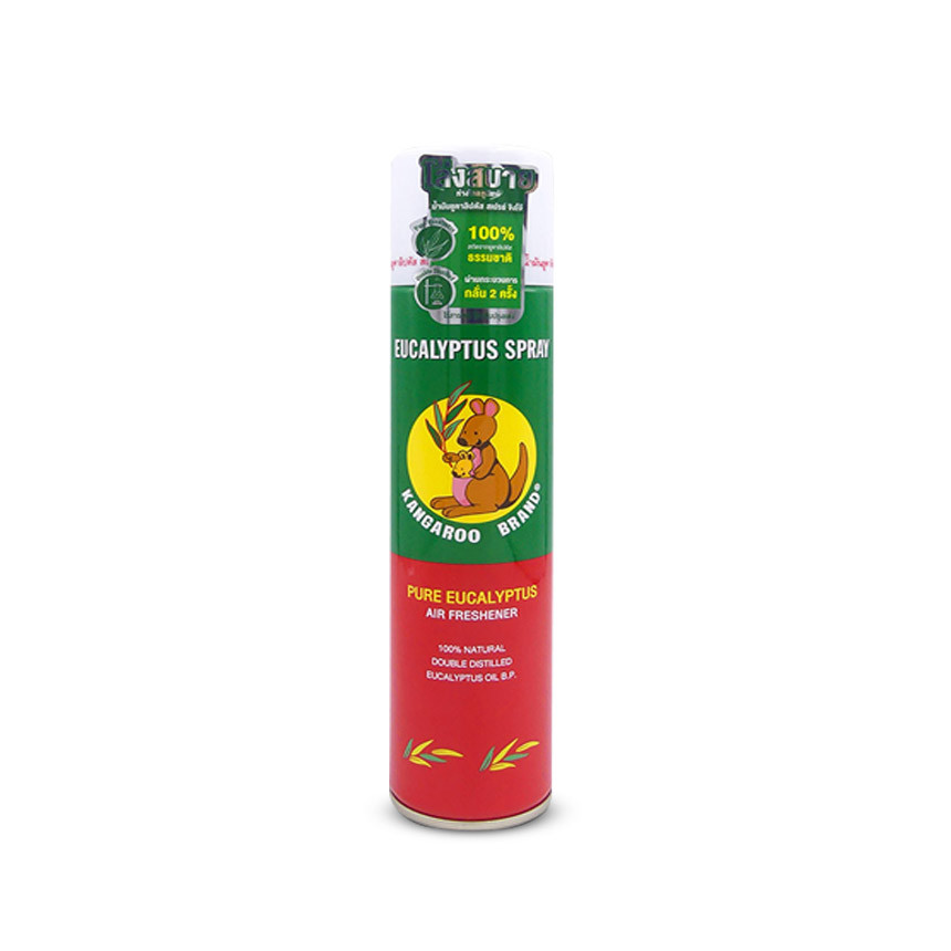 Kangaroo น้ำมันยูคาลิปตัส ชนิดสเปรย์ ตราจิงโจ้ กระป๋อง 300 ml