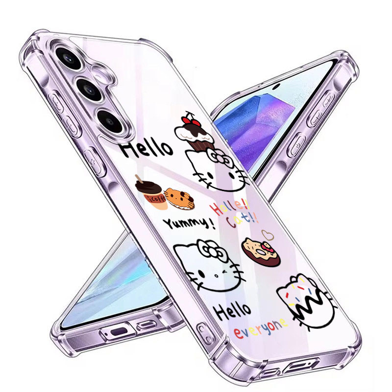 [เคสกันกระแทกใส] เคส สำหรับ Samsung A57 5G / A37 5G A07 A17 A56 A36 A26 A16 A06 4G/5G รุ่นใหม่ 004