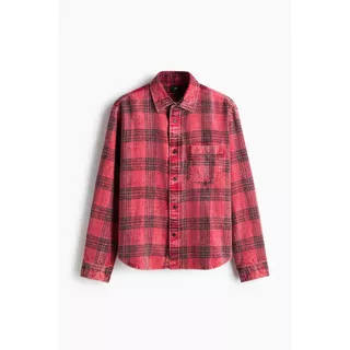 H&M(เอชแอนด์เอ็ม) เสื้อเชิ้ตผ้าฝ้ายทรงสบาย Men Relaxed Fit Cotton shirt 1331340_1