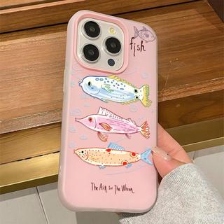 Fish 2in1 Casing Untuk Samsung A36 A15 A07 A17 A54 A55 A35 A56 A06 A16 A05S A34 A53 A26 S23 ULTRA S24 FE Case Phone Case Matte Frosted Candy Color Shockproof SoftCase FullCover